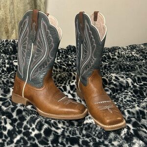 Ariat Men's Brown and Black Cowboy Boots